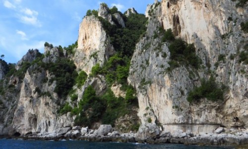 Zdjęcie WłOCHY / Kampania / Capri / wyspa od strony morza