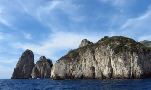 Zdjęcie WłOCHY / Kampania / Capri / wyspa od strony morza