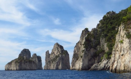 Zdjęcie WłOCHY / Kampania / Capri / wyspa od strony morza