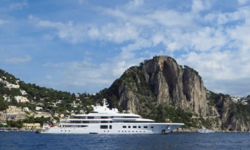 Zdjęcie WłOCHY / Kampania / Capri / wyspa od strony morza