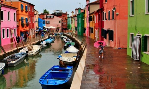 Zdjecie WOCHY / Laguna Wenecka / Wenecja - Burano / KOLOROWO