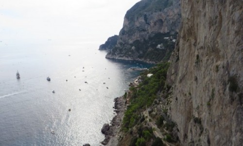Zdjęcie WłOCHY / Kampania / Capri / klifowe wybrzeże