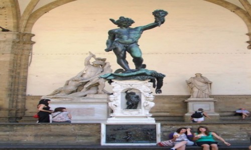Zdjęcie WłOCHY / - / Florencja, Piazza della Signoria / Perseusz z głową Meduzy
