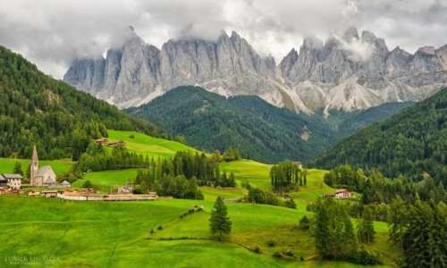 Zdjcie WOCHY / Dolomity / Santa Maddalena / Geislerspitzen