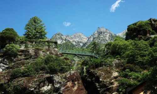 Zdjcie WOCHY / Chiavenna / Parco Paradiso / Mostek