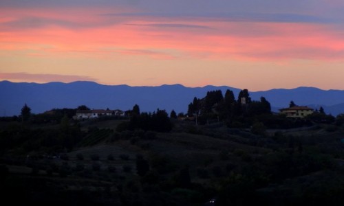 Zdjęcie WłOCHY / Toskania / San Miniato / Toskania zachodzi