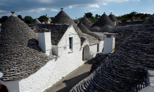 Zdjęcie WłOCHY / Apulia / Alberobello / Trulli z góry