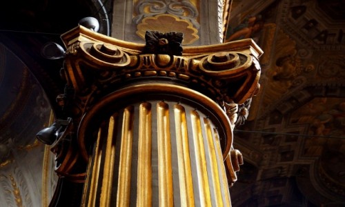 Zdjęcie WłOCHY / Emilia-Romania / Bolonia/Parish of Santi Bartolomeo and Gaetano / Złota kolumna