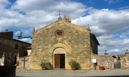Zdjecie WOCHY / Toskania / Wewntrz murw miasta / Kociek w Monteriggioni