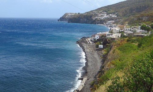 Zdjcie WOCHY / Lipari / trasa Quattropani - Acquacalda / widok na Acquacald