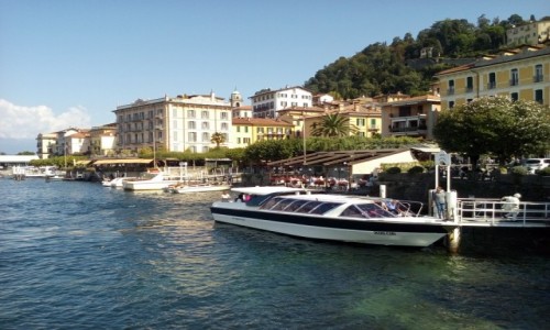 Zdjęcie WłOCHY / Lombardia / Jezioro Como - Bellagio przystań / Bellagio
