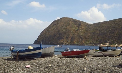 Zdjęcie WłOCHY / Wyspy Liparyjskie / Lipari / plaża w Canneto