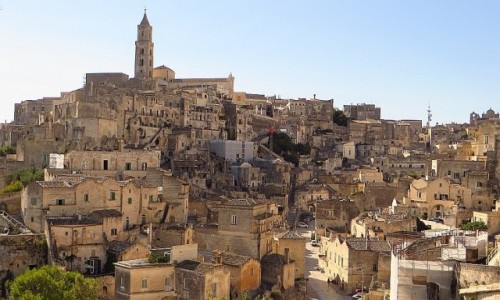 Zdjcie WOCHY / Basilicata / Matera / panorama Sasso Barisano w porannym socu