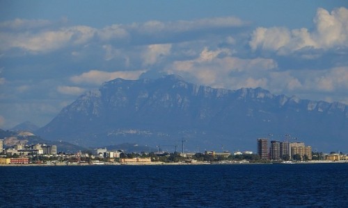 Zdjcie WOCHY / Kampania / Salerno / panorama Salerno od strony morza