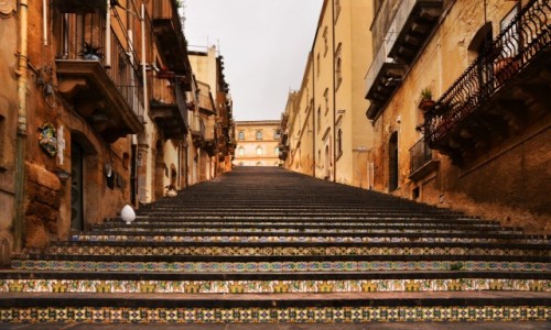 Zdjecie WOCHY / Sycylia / Caltagirone / Kolorowe schody