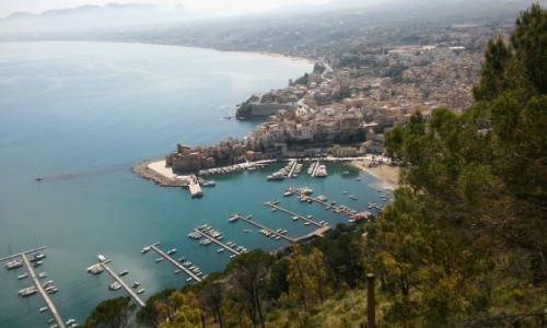 Zdjcie WOCHY / Trapani/Sycylia / Castellammare del Golfo / Widok z klifu