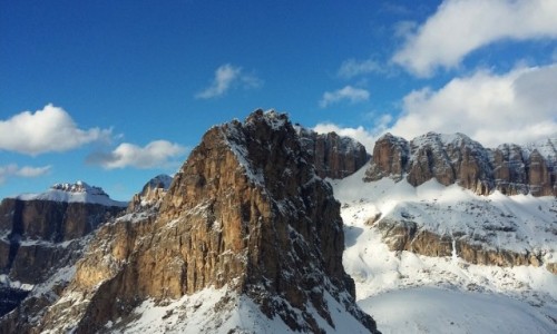Zdjecie WOCHY / Dolomity / Val di Fassa / zimowy krajobraz