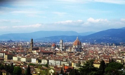 Zdjęcie WłOCHY / Toskania / Florencja / panorama Florencji