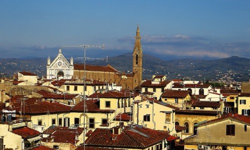 Zdjęcie WłOCHY / Toskania / Florencja / Palazzo Vecchio - widok z tarasu Saturna