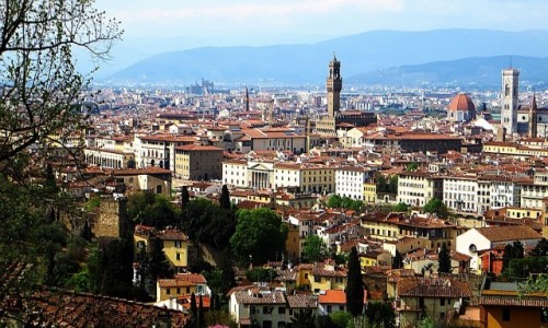 Zdjęcie WłOCHY / Toskania / Florencja / panorama Florencji z placu Michelangelo