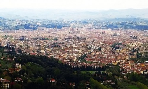 Zdjcie WOCHY / Toskania / Fiesole / panorama Florencji z Fiesole