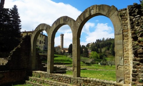 Zdjcie WOCHY / Toskania / Fiesole / rzymskie termy