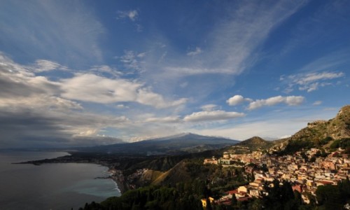 Zdjecie WOCHY / sycylia / taormina /  ETNA z Taorminy