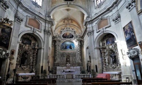 Zdjęcie WłOCHY / Apulia / Barokowe wnętrze kościoła / Spacerkirm po Lecce - Santa Chiara