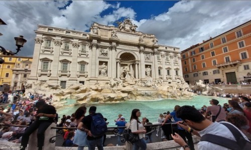 Zdjcie WOCHY / Di Trevi. / Rzym. / Barokowa Fontanna di Trevi.