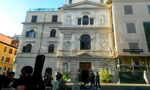 Zdjcie WOCHY / Rzym. / Via degli Zingari. / Katedra w. Sergiusza i Bagchusa - fasada kocioa.