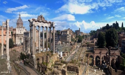 Zdj�cie W�OCHY / Rzym. / Rzym. / Rzym Staro�ytny - Forum Romanum.