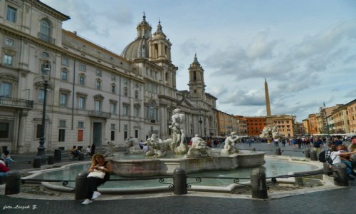 Zdjęcie WłOCHY / Rzym. / Plac Nawona. / Plac Nawona - Trzech fontann.