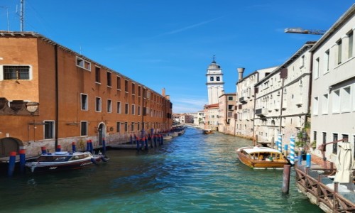 Zdjcie WOCHY / Wenecja Eugenejska / Wenecja - Ponte de la Pieta / Widok na koci San Giorgio dei Greci