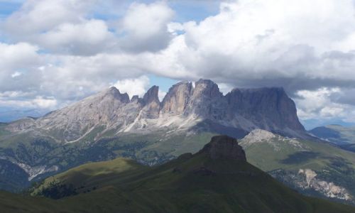 Zdjęcie WłOCHY / Dolomity / w drodze na Ciampac / panorama