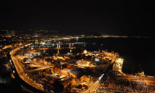 Zdjcie WOCHY / Kampania / Salerno / Port noc.