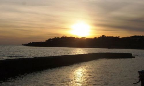 Zdjecie WłOCHY / niedaleko Rimini / nad Adriatykiem / Zachód słońca w Riccione