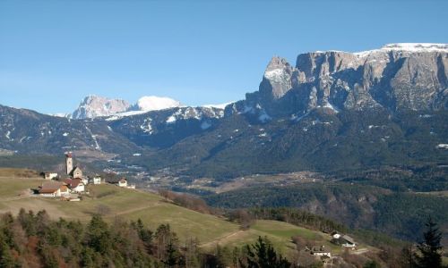 Zdjecie WOCHY / Poudniowy Tyrol / Ritten / Scilar. Widok z Ritten.