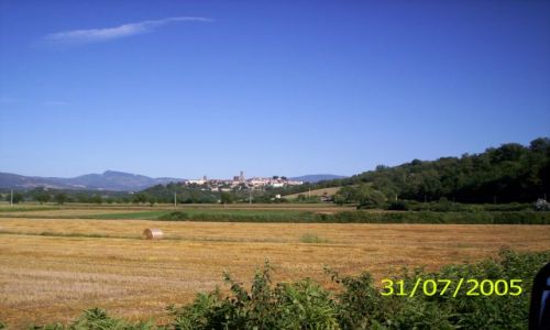 Zdjęcie WłOCHY / Toskania / Poppi / Widok na Poppi