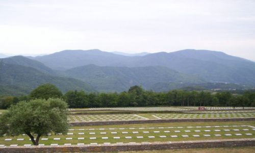 Zdjęcie WłOCHY / Toskania / Passo del Futa / Cmentarz żołnierzy niemieckich