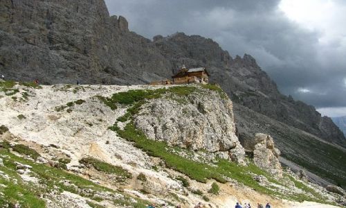 Zdjęcie WłOCHY / . / Dolomity / Schronisko Vajolet