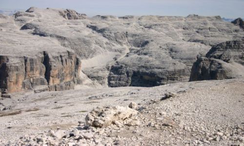 Zdjęcie WłOCHY / Dolomity / w okolicy Biz Boe / bez roślin