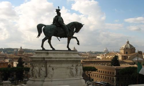 Zdjęcie WłOCHY / Rzym / pomnik Wiktora Emanuela / Wiktor Emanuel