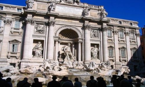 Zdjęcie WłOCHY / Lacjum / Rzym - Plac Wenecki / Fontanna de Trevi