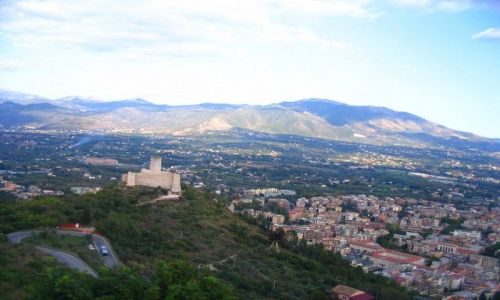 Zdjęcie WłOCHY / Lacjum / Monte Cassino / Monte Cassino - pamorama miasta