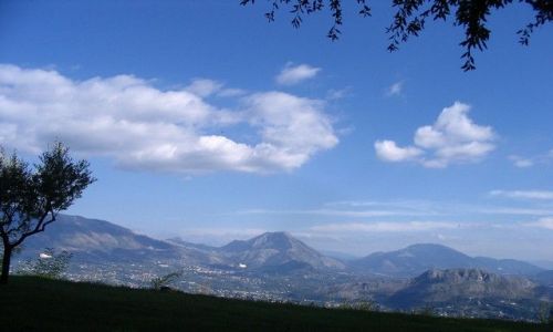 Zdjęcie WłOCHY / Lacjum / Monte Cassino / Widok ze wzgórza Monte Cassino