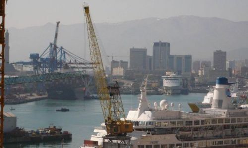 Zdjcie WOCHY / - / Genua / Widok na port