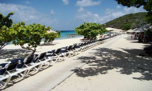 Zdjęcie WYSPY KARAIBSKIE / Curacao / Playa PortoMari / przesadzili...