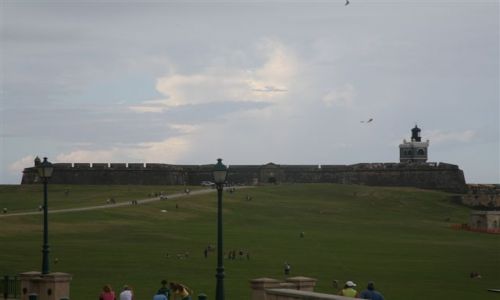 Zdjcie WYSPY KARAIBSKIE / Puerto Rico / Portoryko / Stare San Juan / Zamek - twierdza w. Filipa del Morro