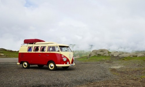 Zdjecie WYSPY OWCZE / Streymoy  / Saksun  / VW Bus
