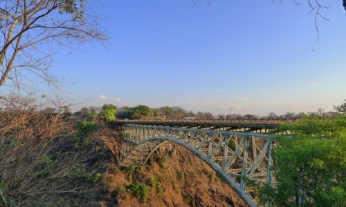 Zdjcie ZIMBABWE / P.  zachodnie Zimbabwe /  Wodospady Wiktorii / Most 